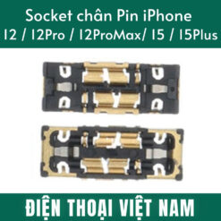 Socket chân Pin iPhone 12/Pro/ProMax - 15/15Plus