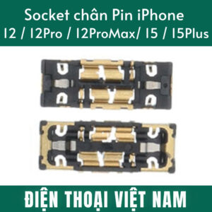 Socket chân Pin iPhone 12/Pro/ProMax - 15/15Plus