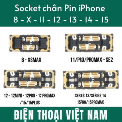 Socket chân Pin iPhone 8 - 15/Pro/ProMax