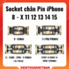 Socket chân Pin iPhone 8 – 15/Pro/ProMax