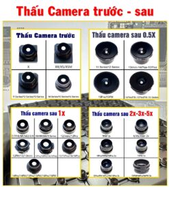 Thấu camera  iPhone trước sau từ 11 - 16 ProMax