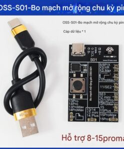 Bo mạch mở rộng OSSTeam S01 kích hoạt và kiểm tra pin iPhone 8 - 15 ProMax