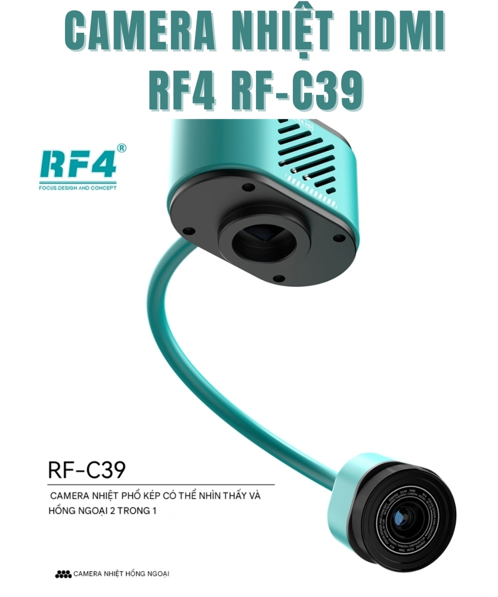 Camera nhiệt HDMI RF-C39 4K Kính hiển vi