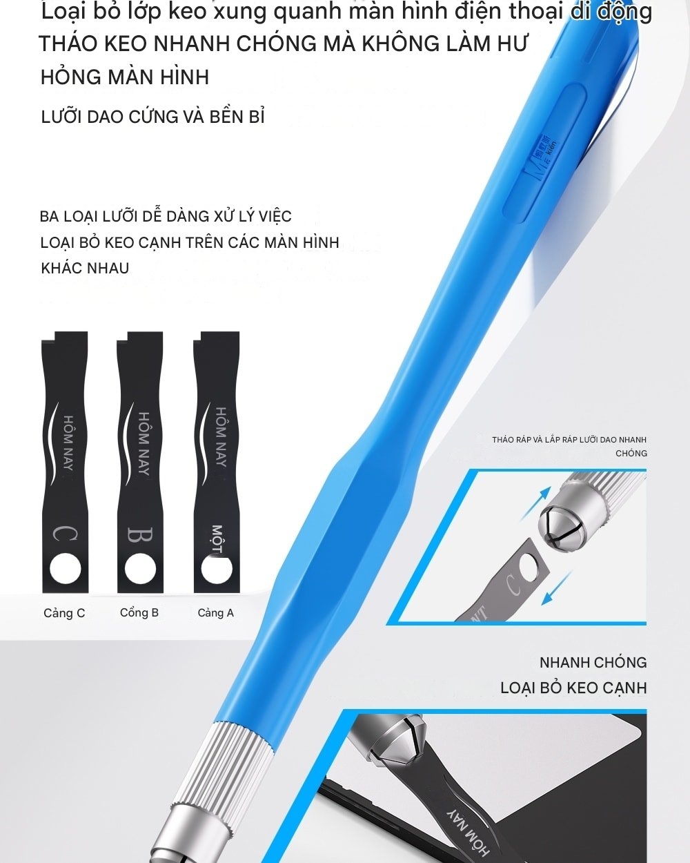 dao cao keo man hinh MaAnt M098 - 1 Dao cạo keo màn hình MaAnt M098