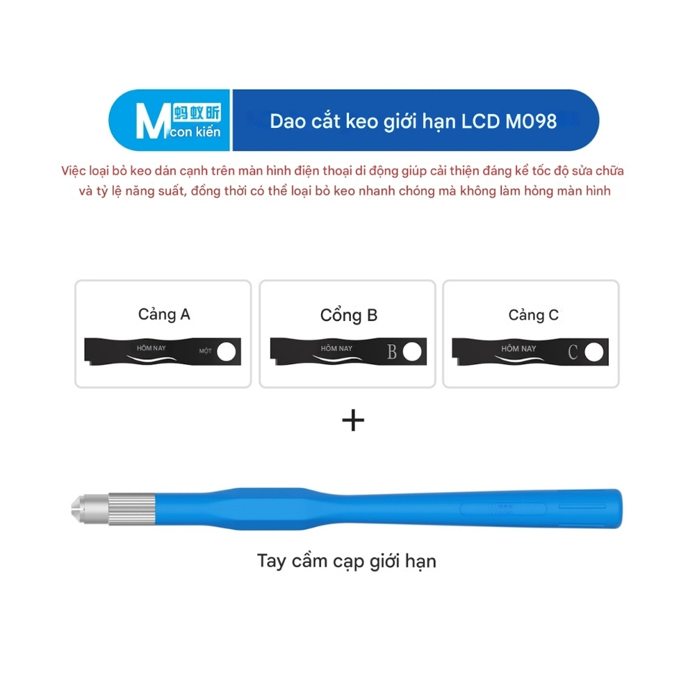 dao cao keo man hinh MaAnt M098 - 1 Dao cạo keo màn hình MaAnt M098