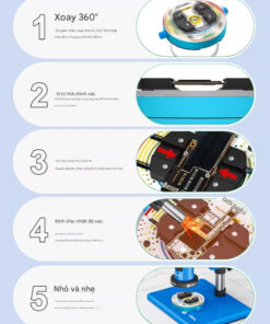 Đế kẹp main RL-601Q PRO kẹp cpu, ic, ổ cứng đa năng