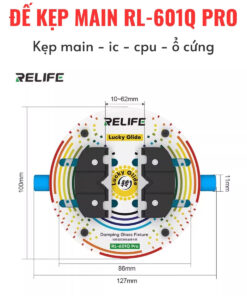Đế kẹp main RL-601Q PRO kẹp cpu, ic, ổ cứng đa năng