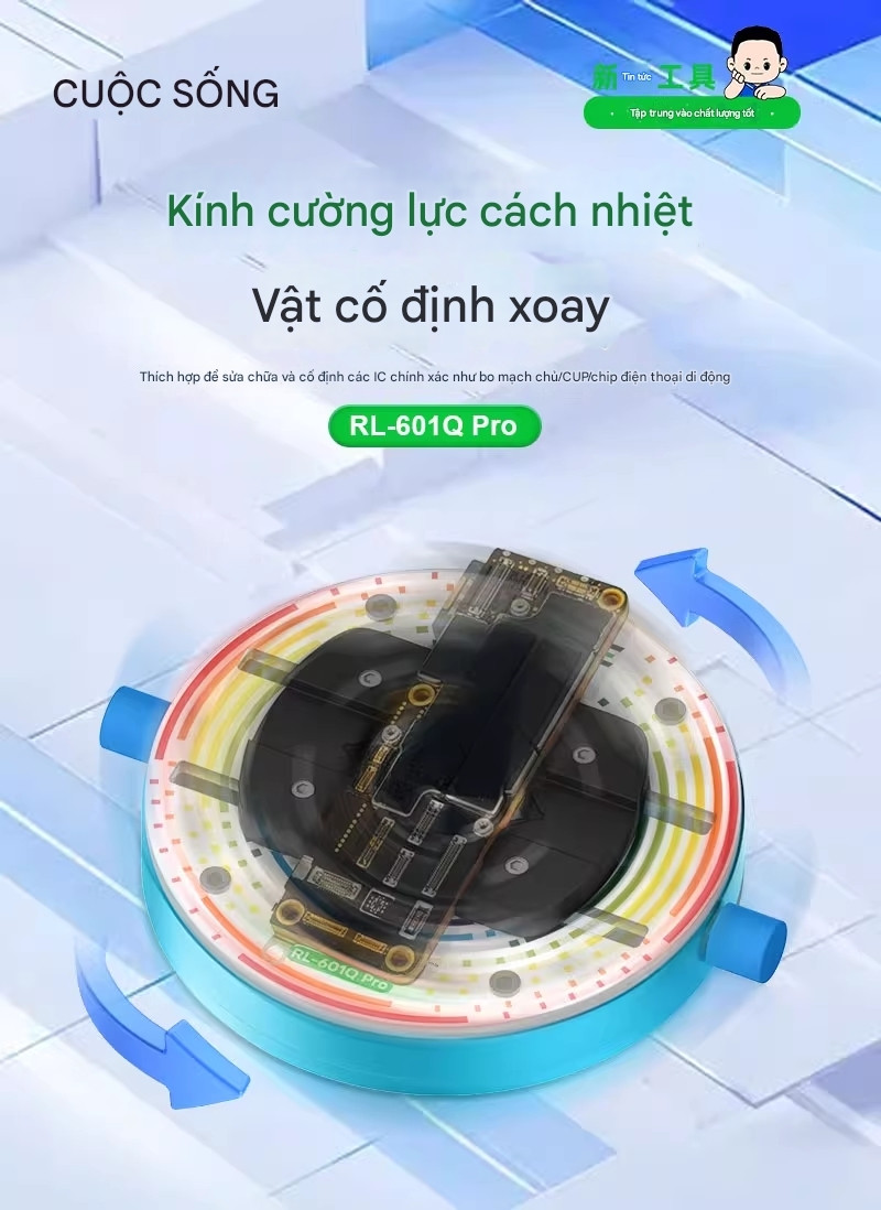 de kep main rl-601q pro - 5 Đế kẹp main RL-601Q PRO kẹp cpu, ic, ổ cứng đa năng