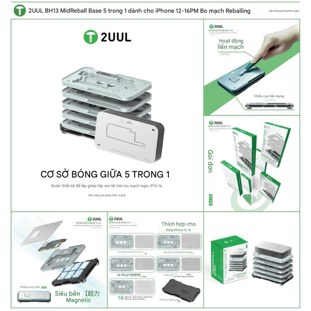 de lam chan vien 2UUL BH13 - 1 Đế làm chân viền 2UUL BH13 iPhone 12 - 16 ProMax