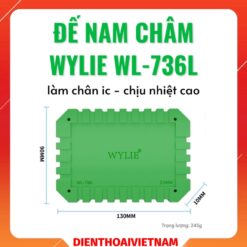 Đế nam châm Wylie WL-736L làm chân ic, chịu nhiệt cao