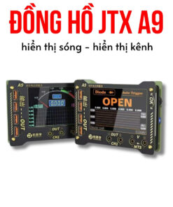 Đồng hồ JTX A9 hiển thị sóng, hiển thị kênh