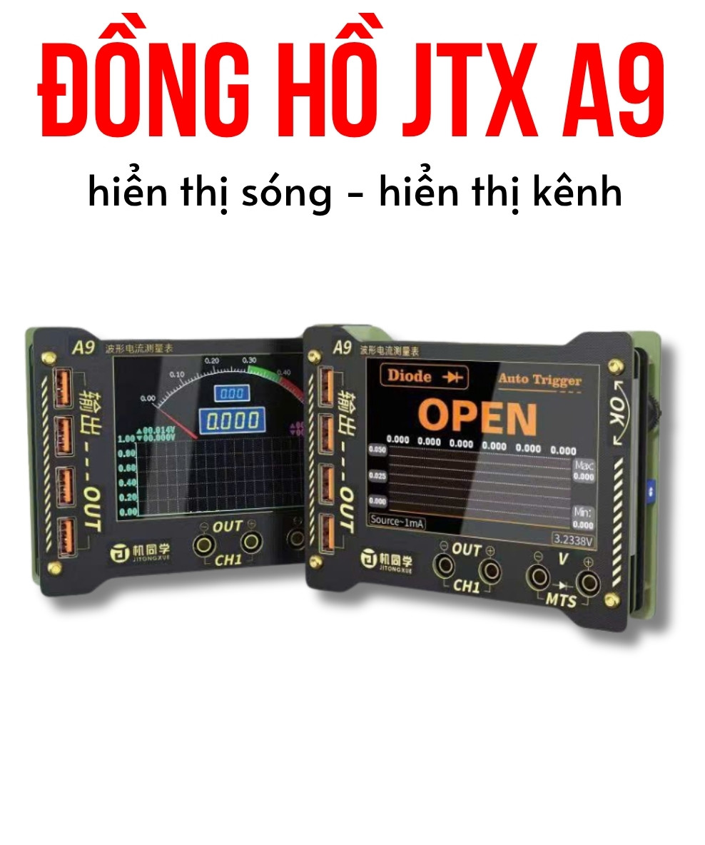 dong ho jtx a9 - 1 Đồng hồ JTX A9 hiển thị sóng, hiển thị kênh