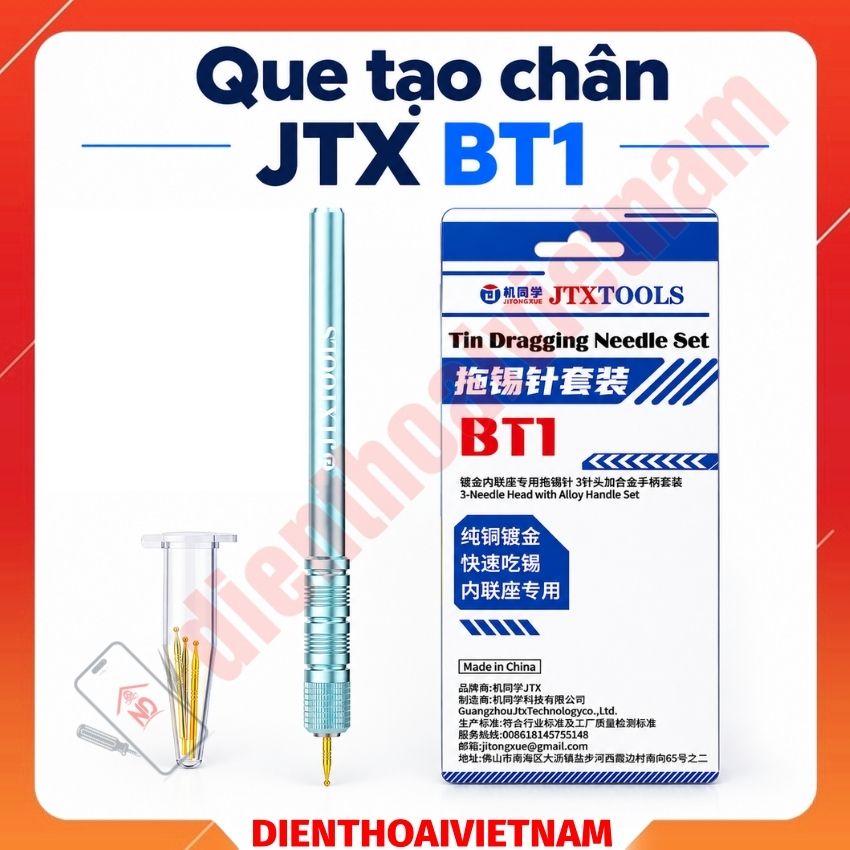 Que tạo chân JTX BT1