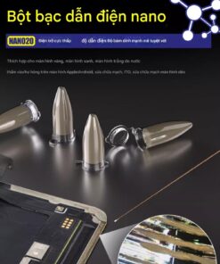 Keo bạc Mechanic nano20 vẽ mạch chì vẽ mạch dẫn điện kèm lưỡi