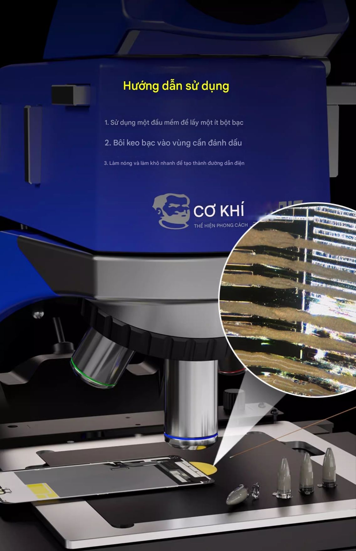 keo bac mechanic nano20 - 2 Keo bạc Mechanic nano20 vẽ mạch chì vẽ mạch dẫn điện kèm lưỡi