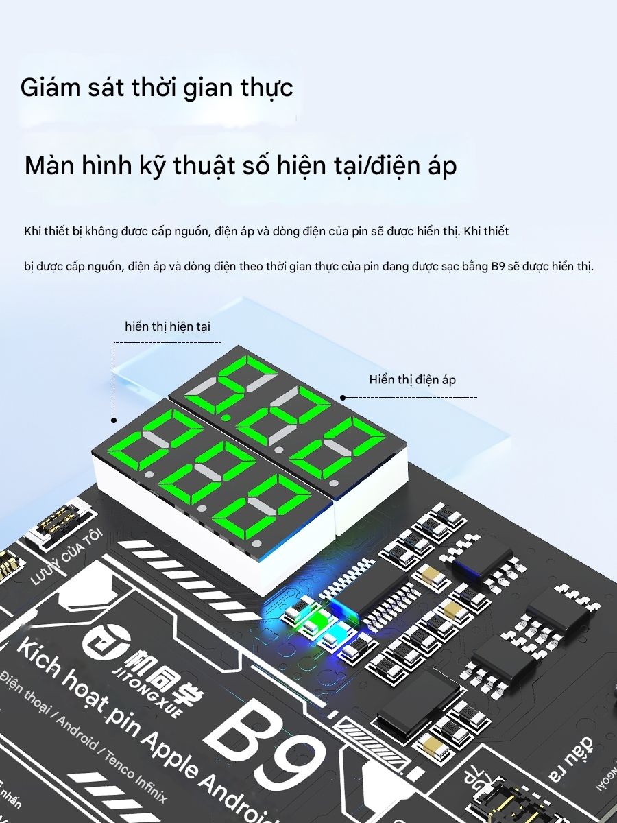 Kích Pin JTX B9 iPhone và hơn 400 mã Android
