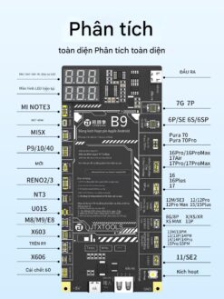 Kích Pin JTX B9 iPhone và hơn 400 mã Android