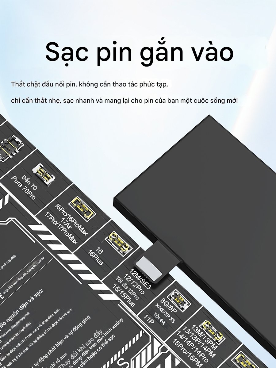 Kích Pin JTX B9 iPhone và hơn 400 mã Android