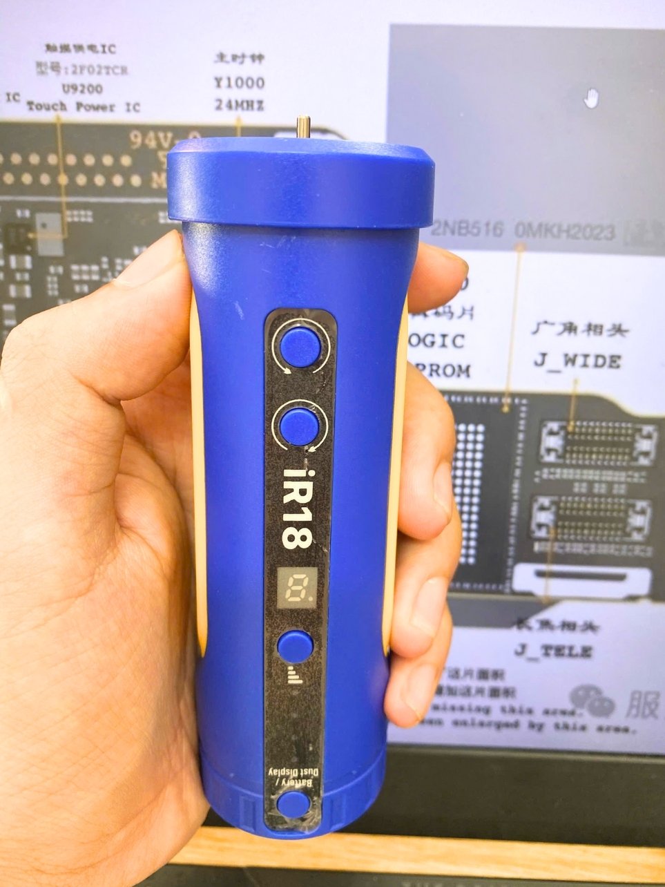 may quan keo mechanic iR18 - 3 Máy quấn keo Mechanic iR18