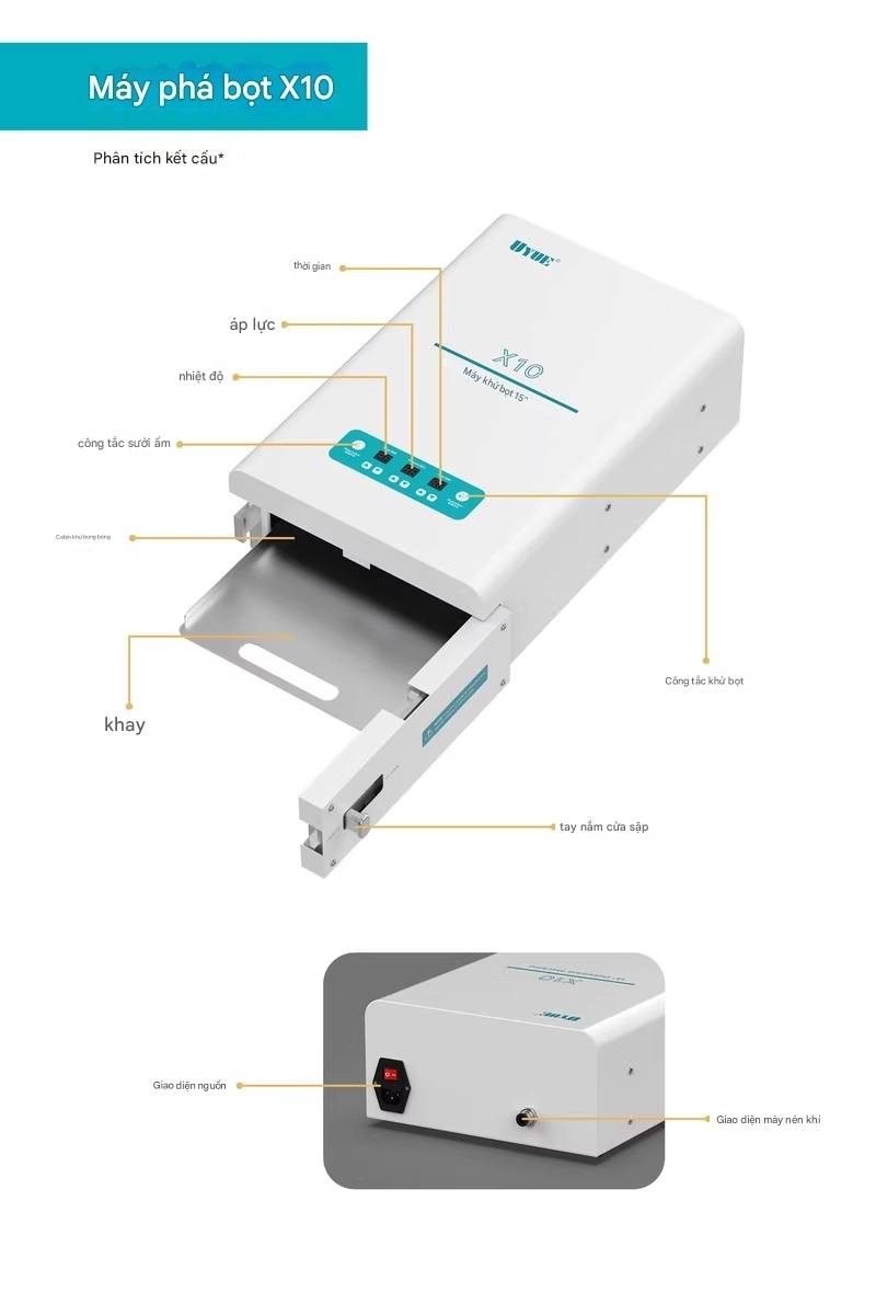 noi hap uyue x10 - 1 Nồi hấp UYUE X10 màn hình điện thoại và máy tính bảng 15 inch