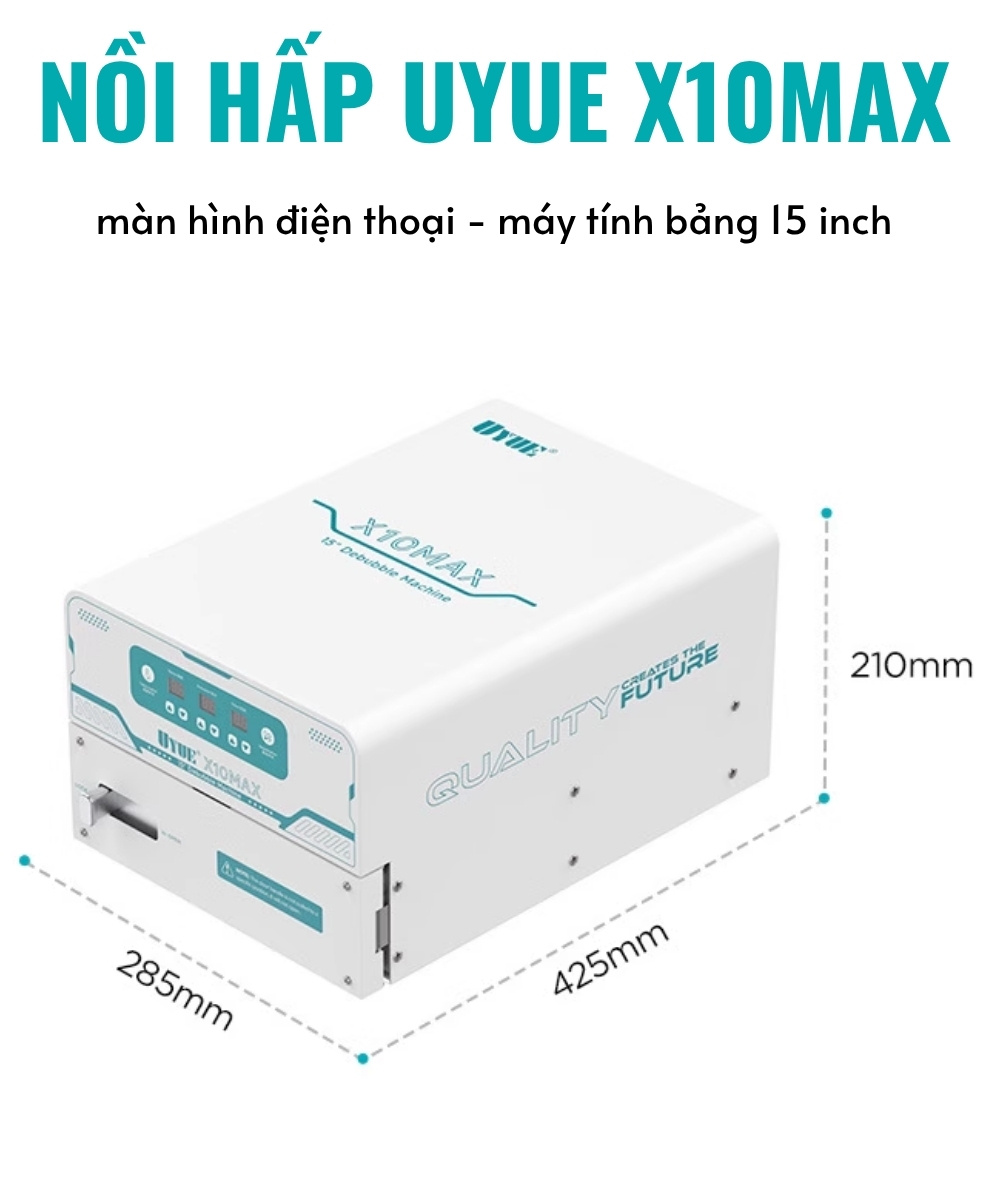 noi hap uyue x10max - 1 Nồi hấp UYUE X10MAX màn hình điện thoại và máy tính bảng 15 inch
