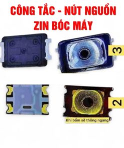 Công tắc - nút nguồn 2 chân - 4 chân zin bóc máy