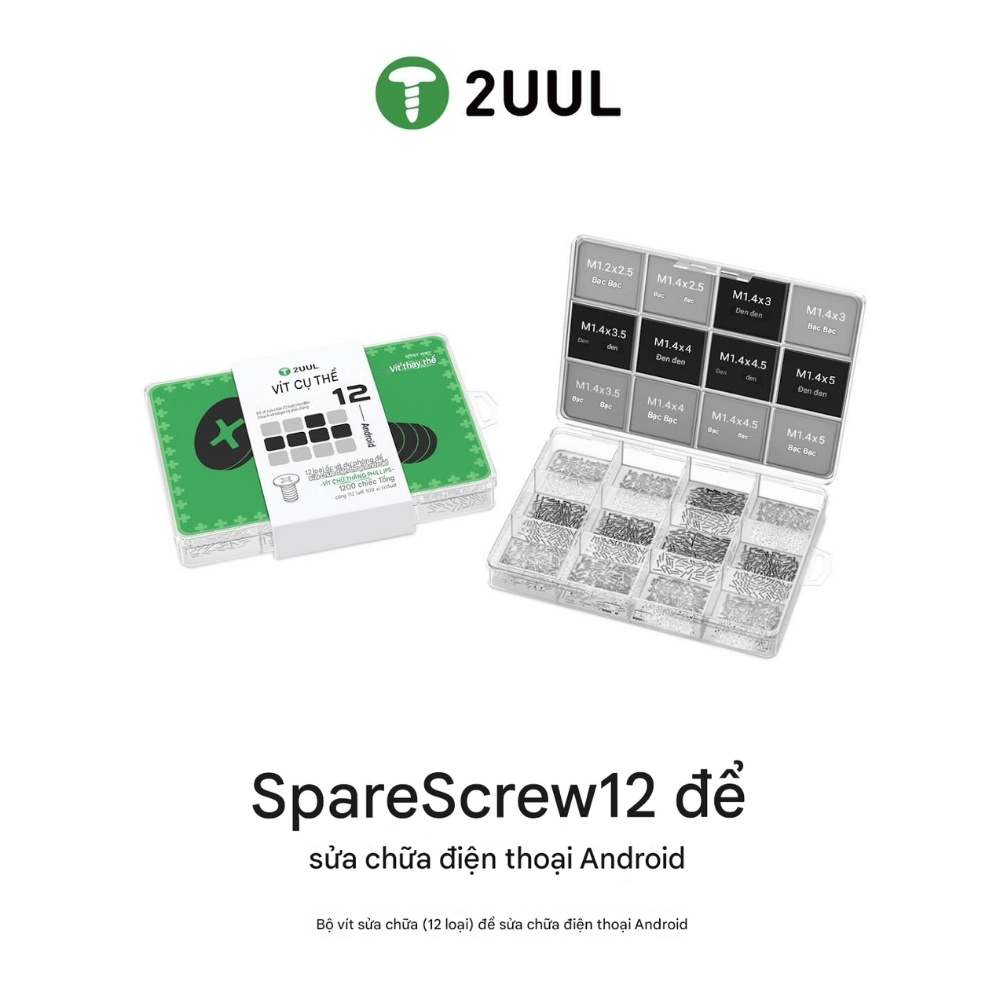 oc vit dau chu thap 2UUL SpareScrew12 - 1 Ốc vít đầu chữ thập 2UUL SpareScrew12