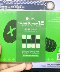Hộp 12 loại ốc vít đầu chữ thập 2UUL SpareScrew12, sửa điện thoại Android