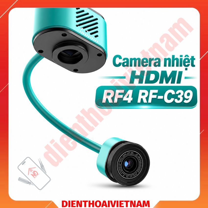 Camera nhiệt HDMI RF4 RF-C39 4K soi siêu nét, kết nối nhiều cổng