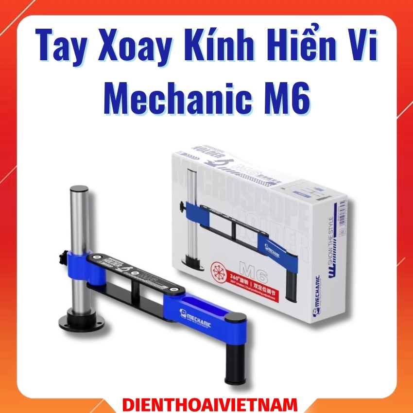 Tay xoay kính hiển vi Mechanic M6 xoay 360°