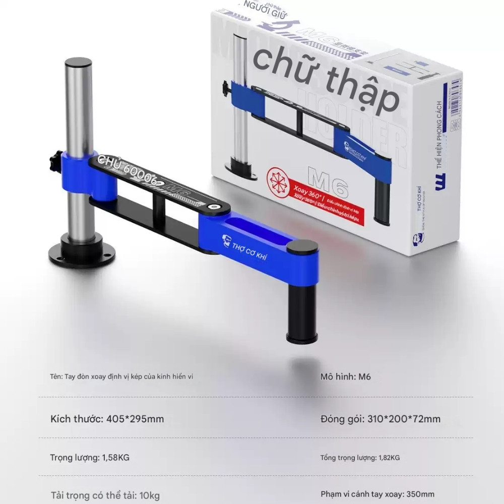 Tay xoay kính hiển vi Mechanic M6