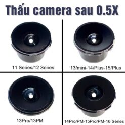Thấu camera  iPhone trước sau từ 11 - 16 ProMax