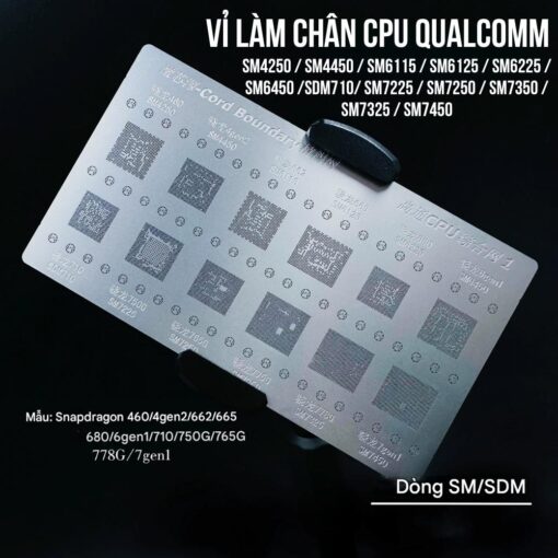 Vỉ làm chân CPU Qualcomm SM4250 - SM7450