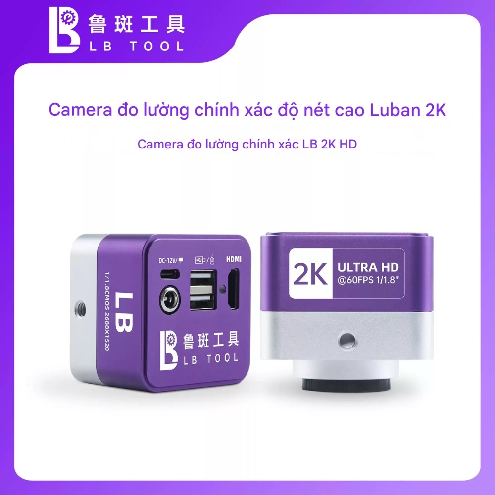 Camera HDMI 2K LuBan - 5 Camera HDMI 2K LuBan tím Kính Hiển Vi