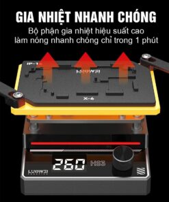 Đế nhiệt tách main HS3-PRO Louwei cho iPhone X - 16 Pro Max