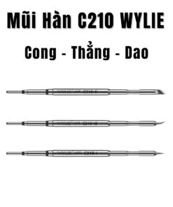 Mũi Hàn C210 Wylie Cong Thẳng Dao