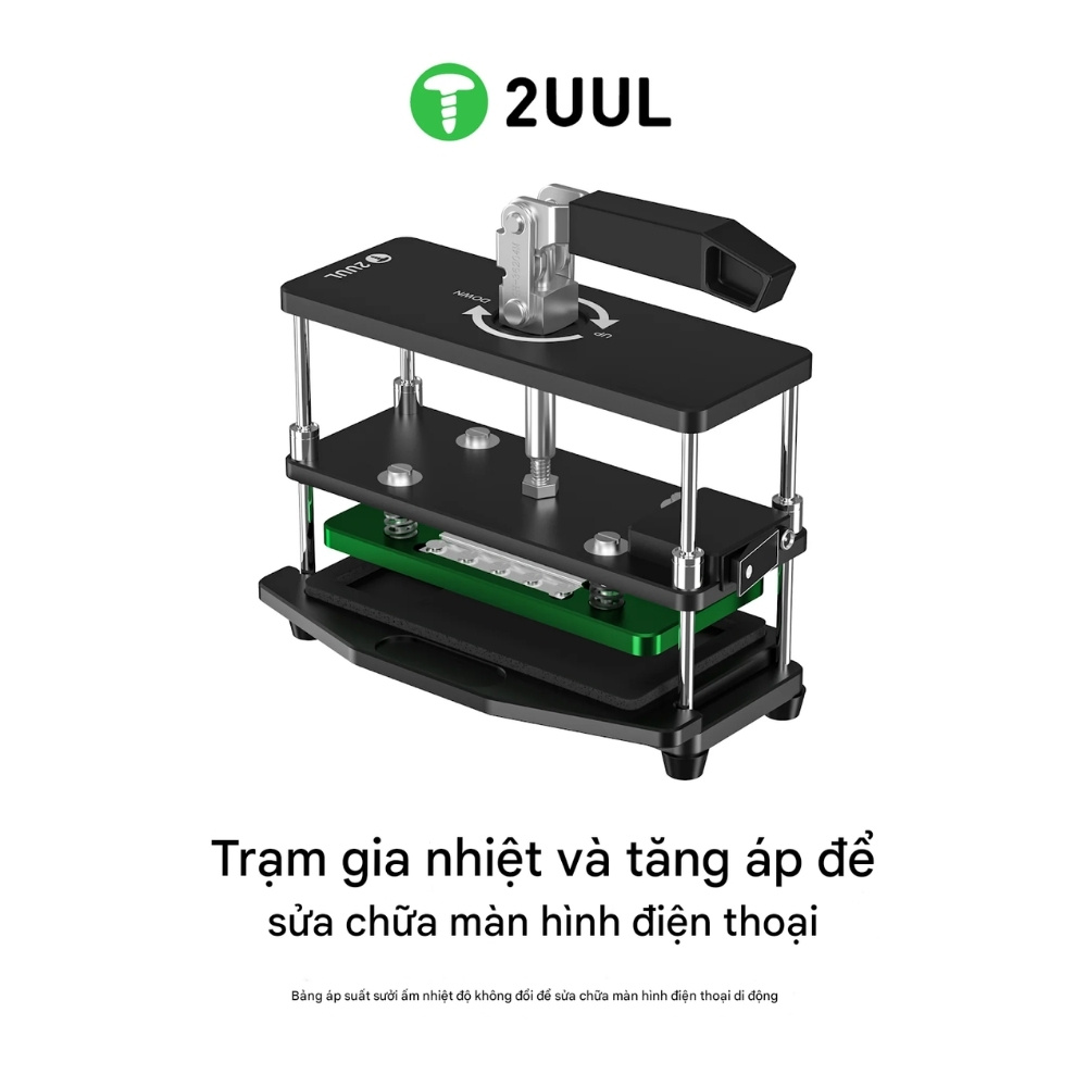 ban nhiet dong ron 2uul da05 - 1 Bàn nhiệt đóng ron 2UUL DA05 tạo áp suất 2 chiều