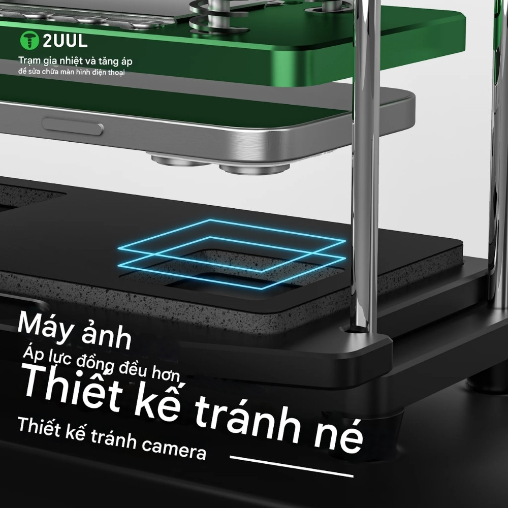 ban nhiet dong ron 2uul da05 - 1 Bàn nhiệt đóng ron 2UUL DA05 tạo áp suất 2 chiều