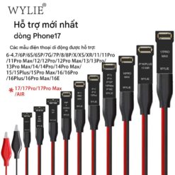Dây cấp nguồn Wylie-647L hỗ trợ các dòng iPhone 6 - 17 ProMax