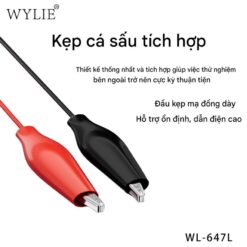 Dây cấp nguồn Wylie-647L hỗ trợ các dòng iPhone 6 - 17 ProMax
