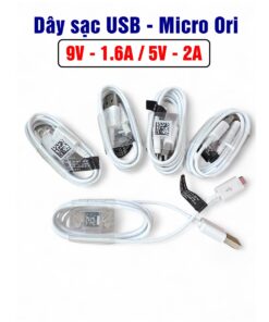 Dây cáp sạc USB - Micro Samsung ori trắng