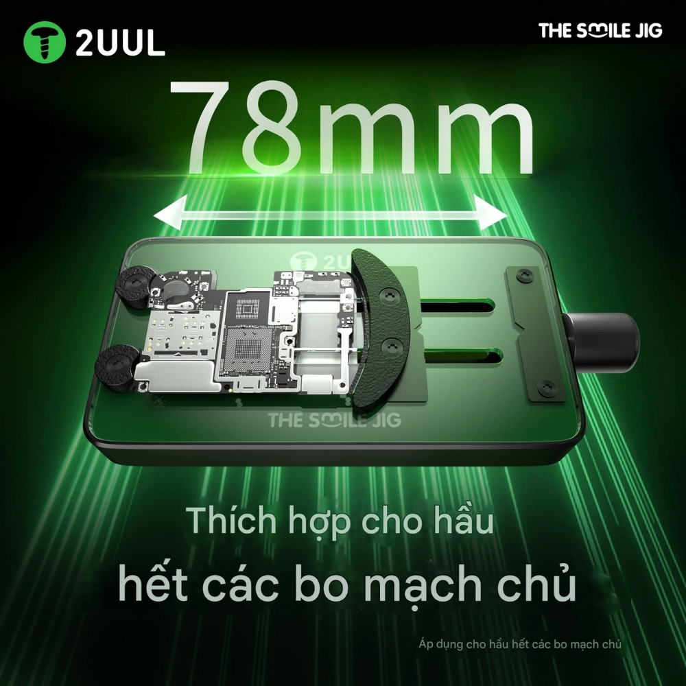 de kep main 2uul bh31 the smile jig - 1 Đế kẹp main 2UUL BH31 The Smile JIG kẹp cpu, ic, ổ cứng đa năng
