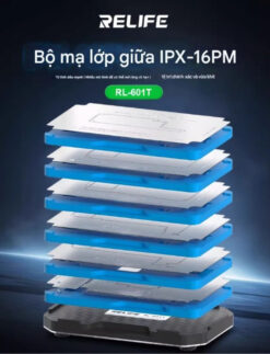 Đế làm chân viền Relife RL-601T iPhone 12 – 16 ProMax có hút nam châm, không cần giữ tay