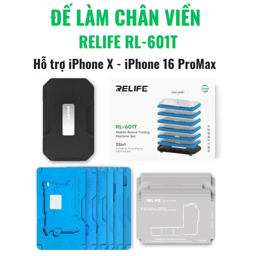Đế làm chân viền Relife RL-601T iPhone 12 – 16ProMax
