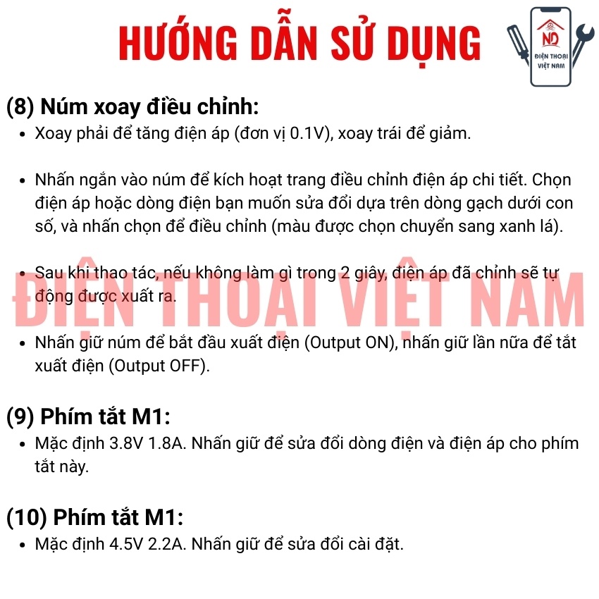 Máy cấp nguồn Kaisi P5 đồng hồ 30V 5A - Ảnh 10