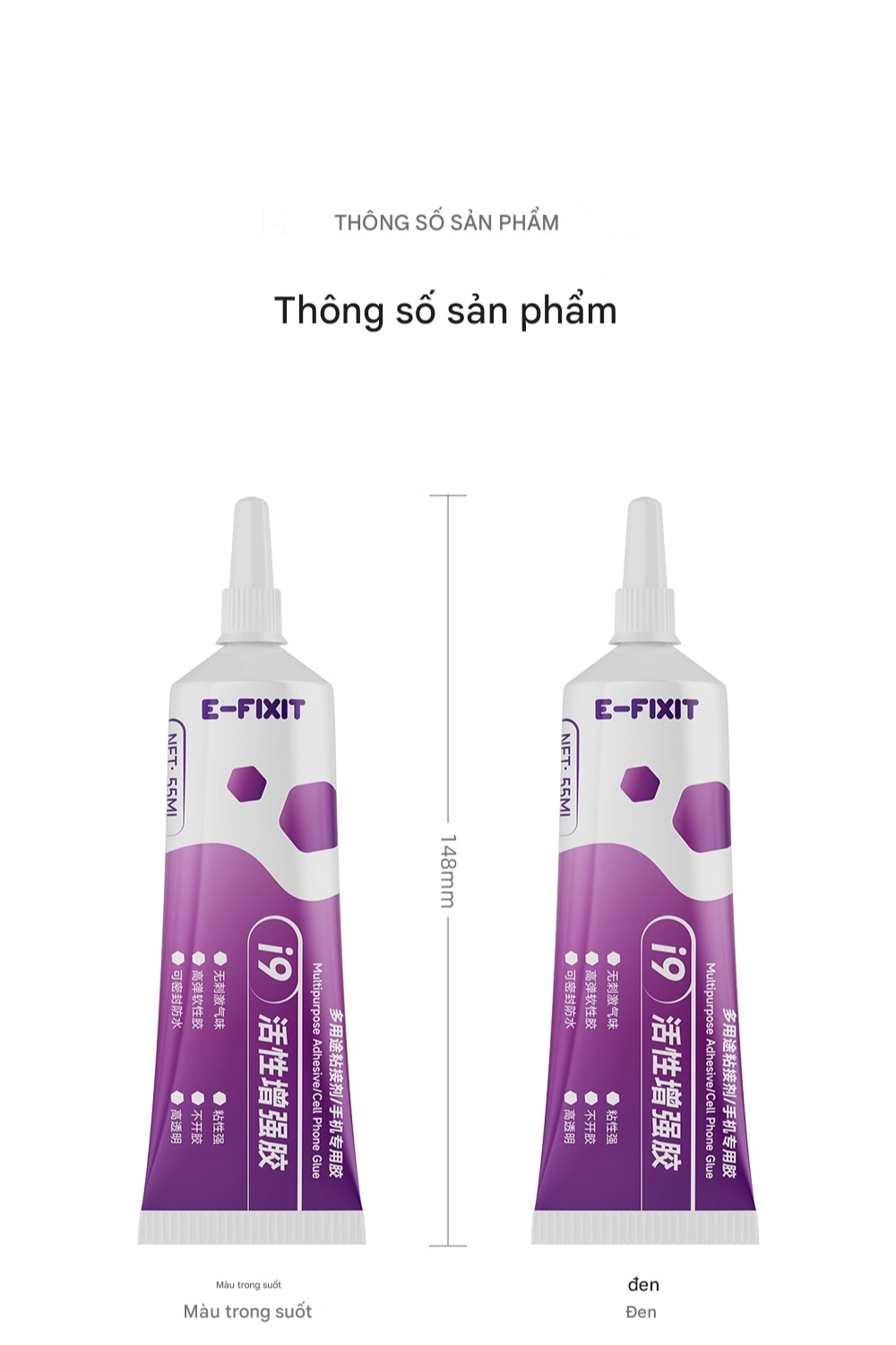 keo i9 e-fixit - 1 Keo i9 E-Fixit dán điện thoại đa năng