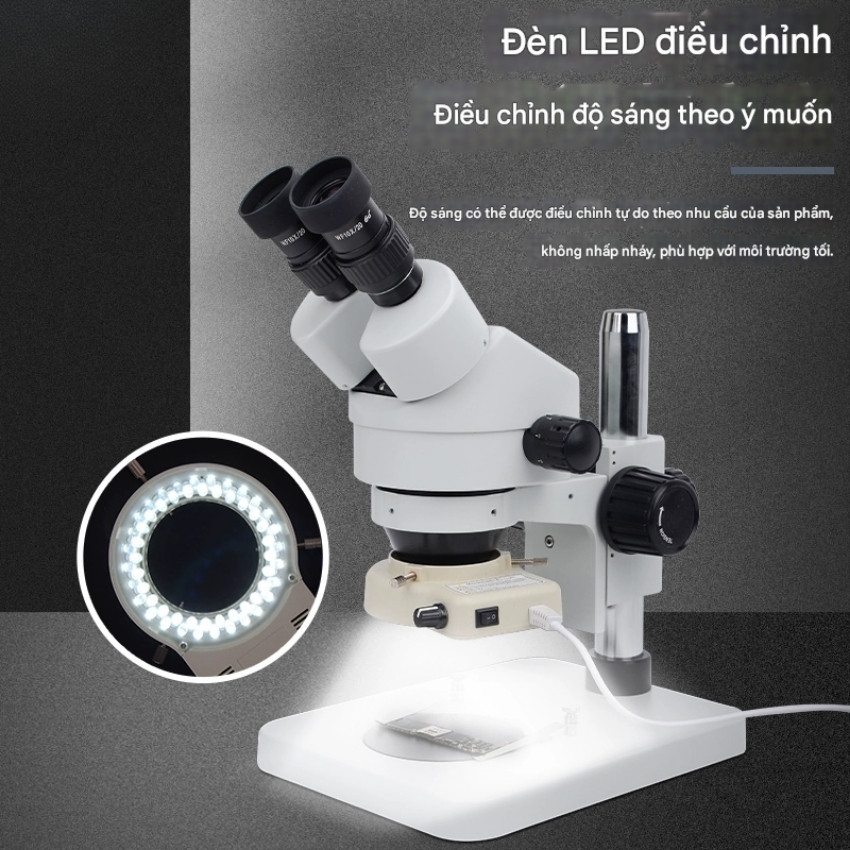 Kính hiển vi 3 mắt ABC phóng đại 45X