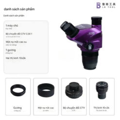 Kính hiển vi Luban LB-6552 3 mắt