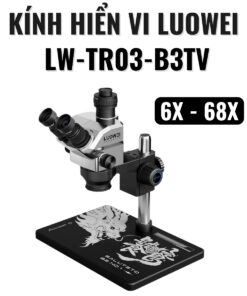 Kính hiển vi Luowei LW-TR03-B3TV 3 mắt, phóng đại 68X