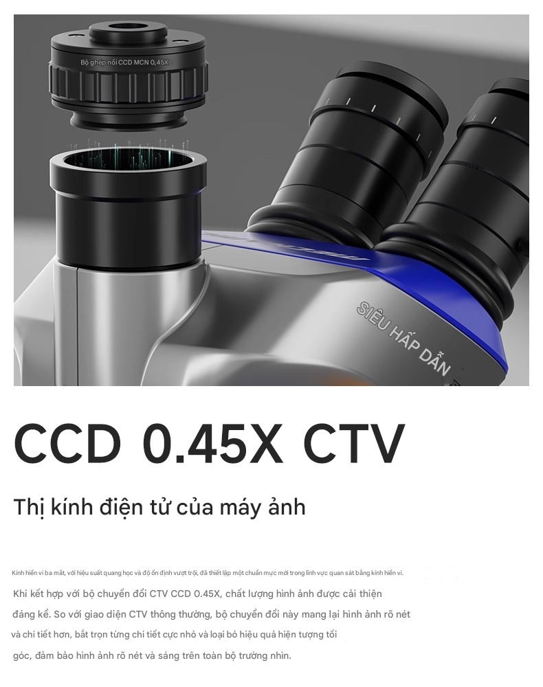 kinh hien vi mechanic super x pro - 1 Kính hiển vi Mechanic Super X Pro-TSD 3 mắt, phóng đại 52X